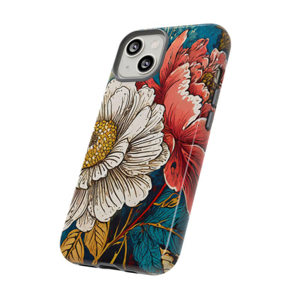 Artistic Floral Tough Phone Case