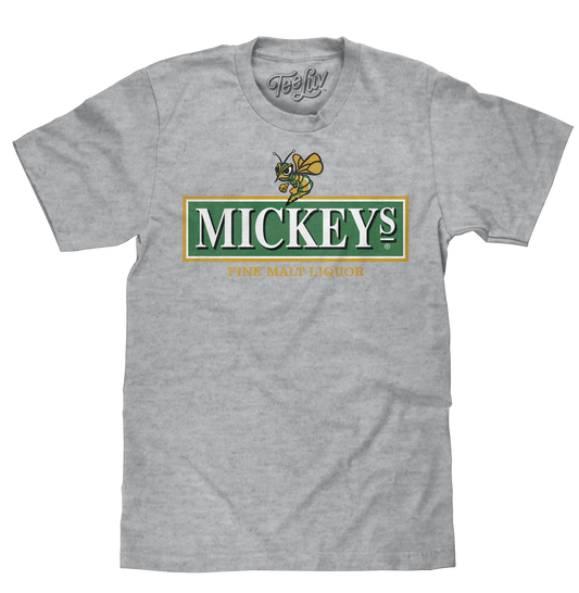 Mickey's Malt Liquor Beer T-Shirt - Athletic Heather Gray