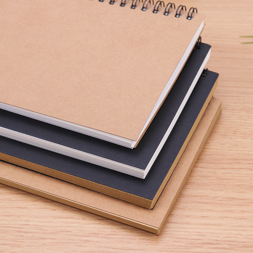 Spiral-Bound Sketchbook & Journal
