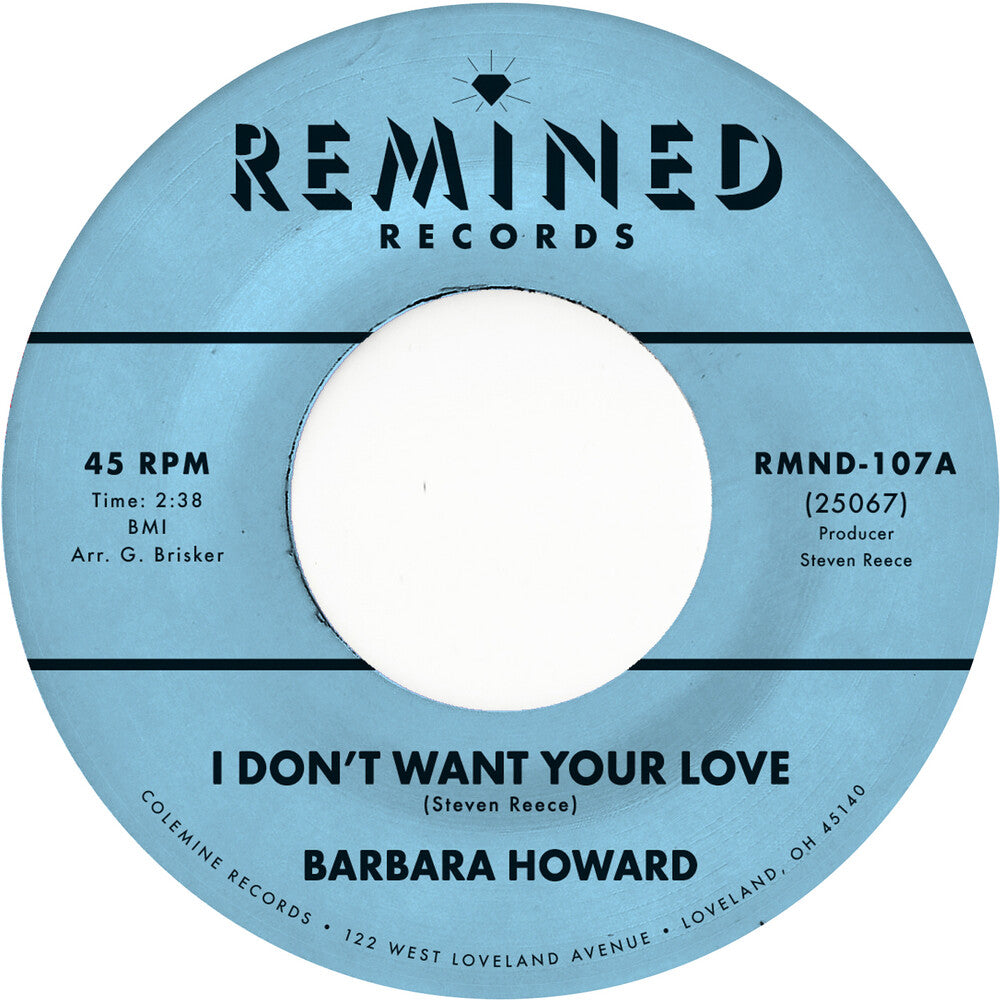 Barbara Howard - I Don't Want Your Love [7" Vinyl]