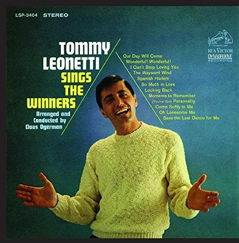 Tommy Leonetti - Sings the Winners Music CD
