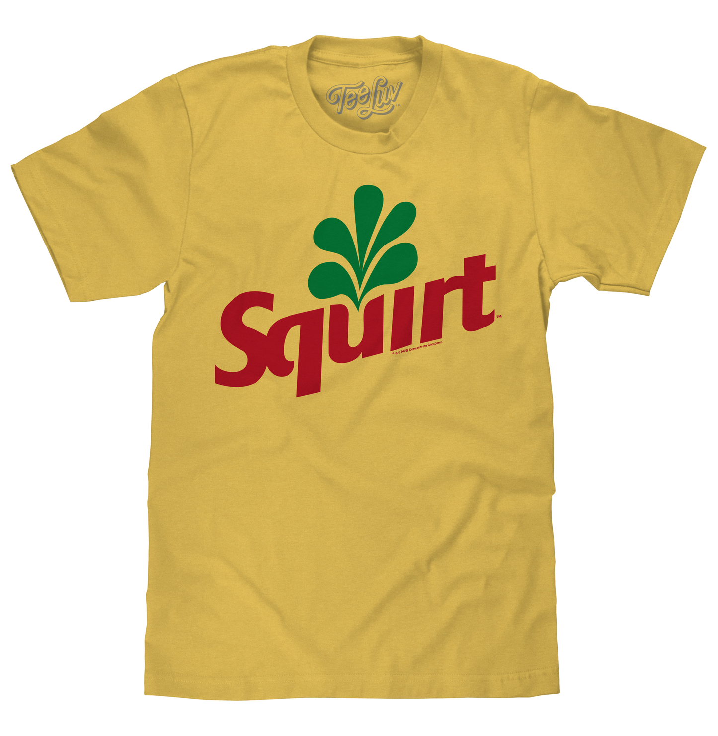 Squirt Grapefruit Soda Logo T-Shirt - Banana Yellow