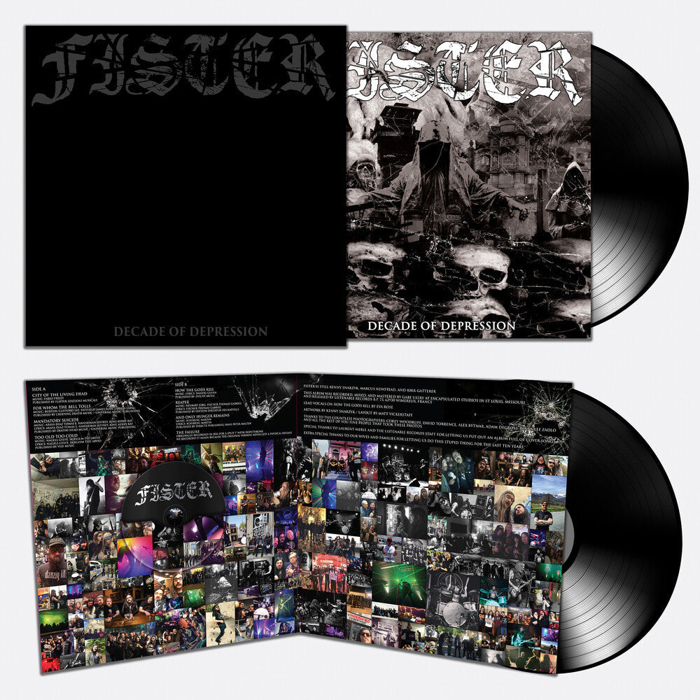 Fister - Decade Of Depression (W/Cd) (Blk) [Deluxe] [Limited Edition] Vinyl Record