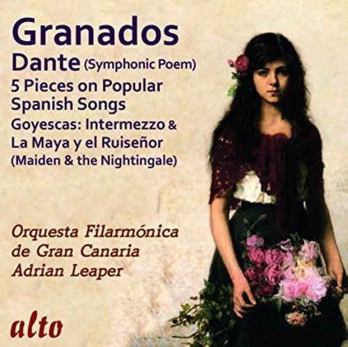 Orquesta Filarmonica De Gran Canaria / Leaper - Granados: Dante (Symphonic Poem), Misc. Popular Pieces Music CD