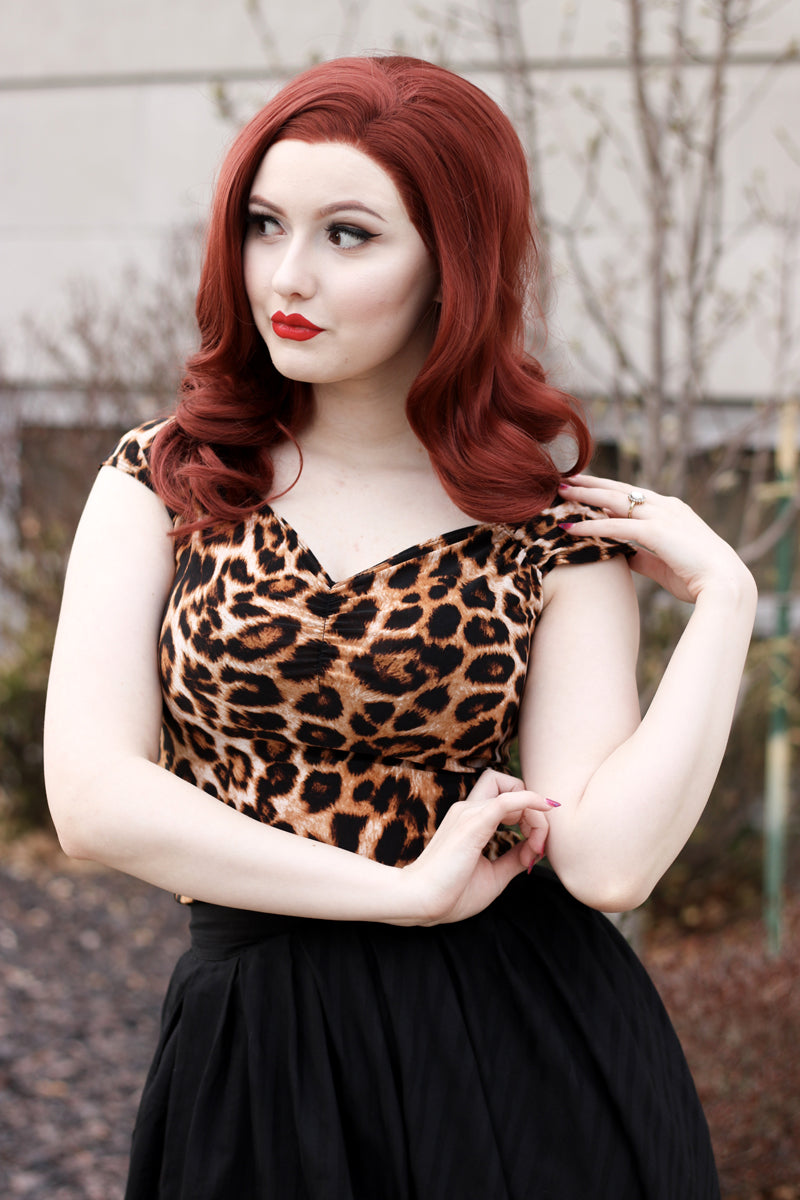 Isabel Top in Leopard - Triathlete Store