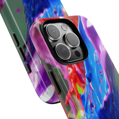 Vibrant Color Splash Tough Phone Case