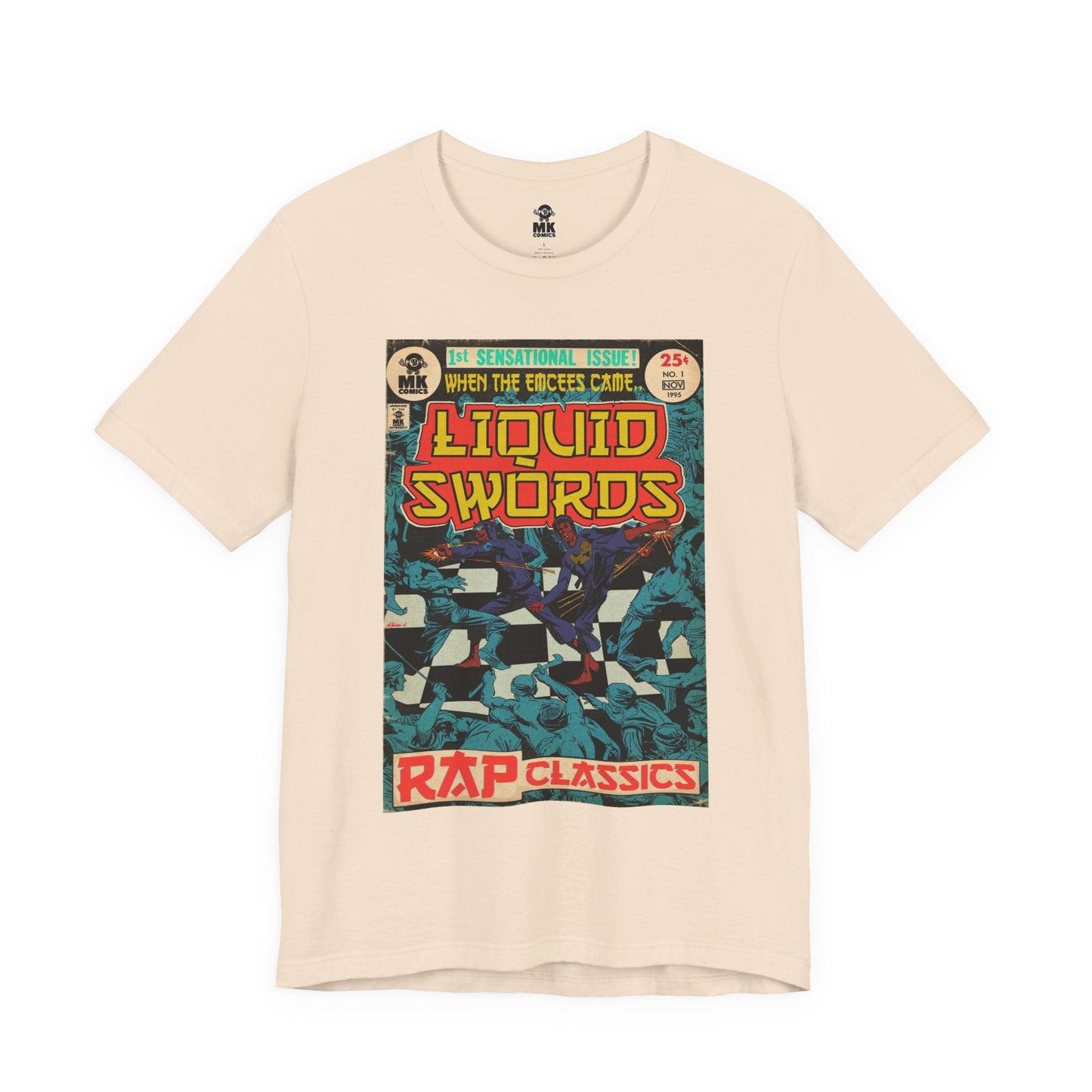Liquid Swords - Unisex Jersey Short Sleeve Crew Neck T-Shirt - Hip Hop Graphic Tee
