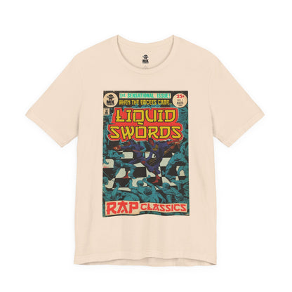 Liquid Swords - Unisex Jersey Short Sleeve Crew Neck T-Shirt - Hip Hop Graphic Tee