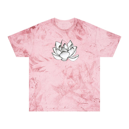 Lotus Flower Sketch Industrial Dye Premium T-Shirt