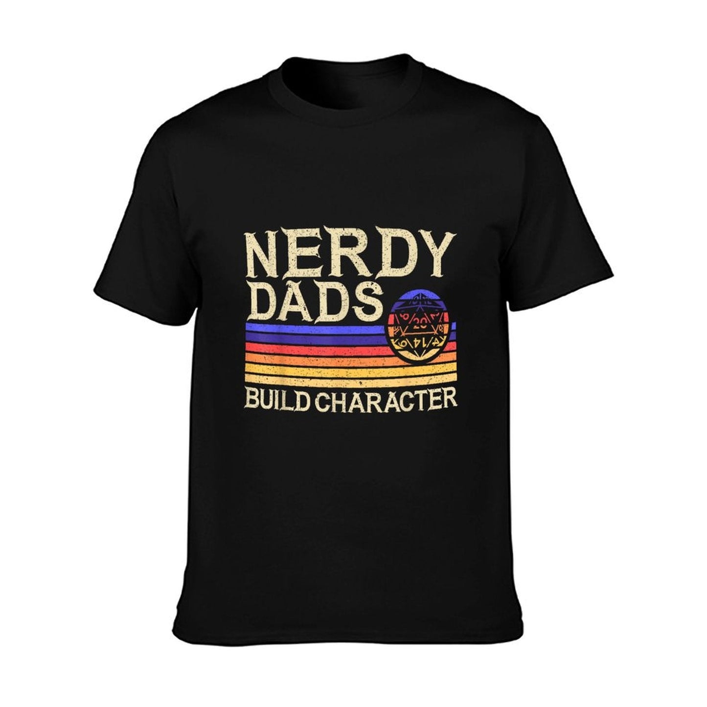 Nerdy Dad RPG Gaming D20 Tabletop Games Funny RPG Gamer T-Shirt