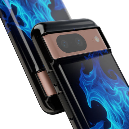 Blue Flames Tough  Phone Case