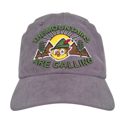 Woodsy Owl The Mountains are Calling Hat - Grey