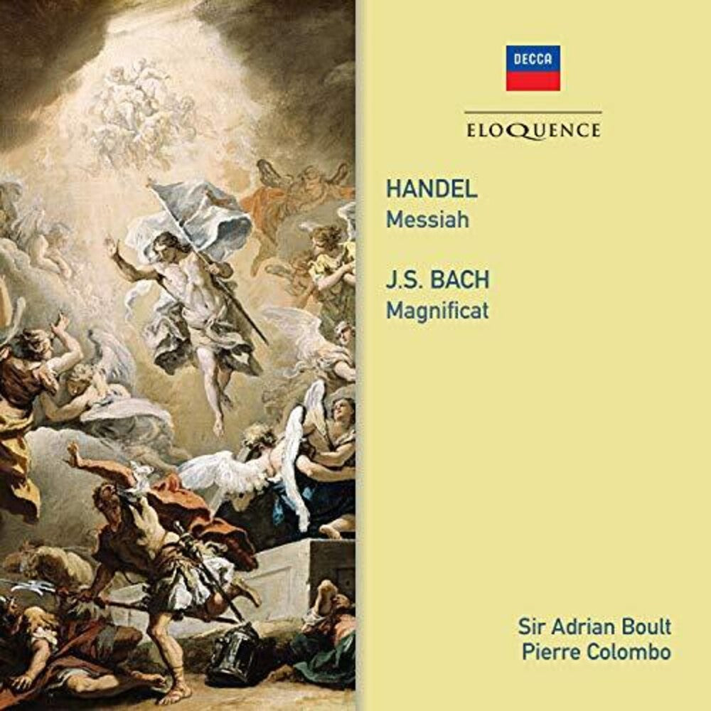 Handel / Bach / Adrian Boult / Colombo,Pierre - Handel: Messiah / Bach: Magnificat [CD]