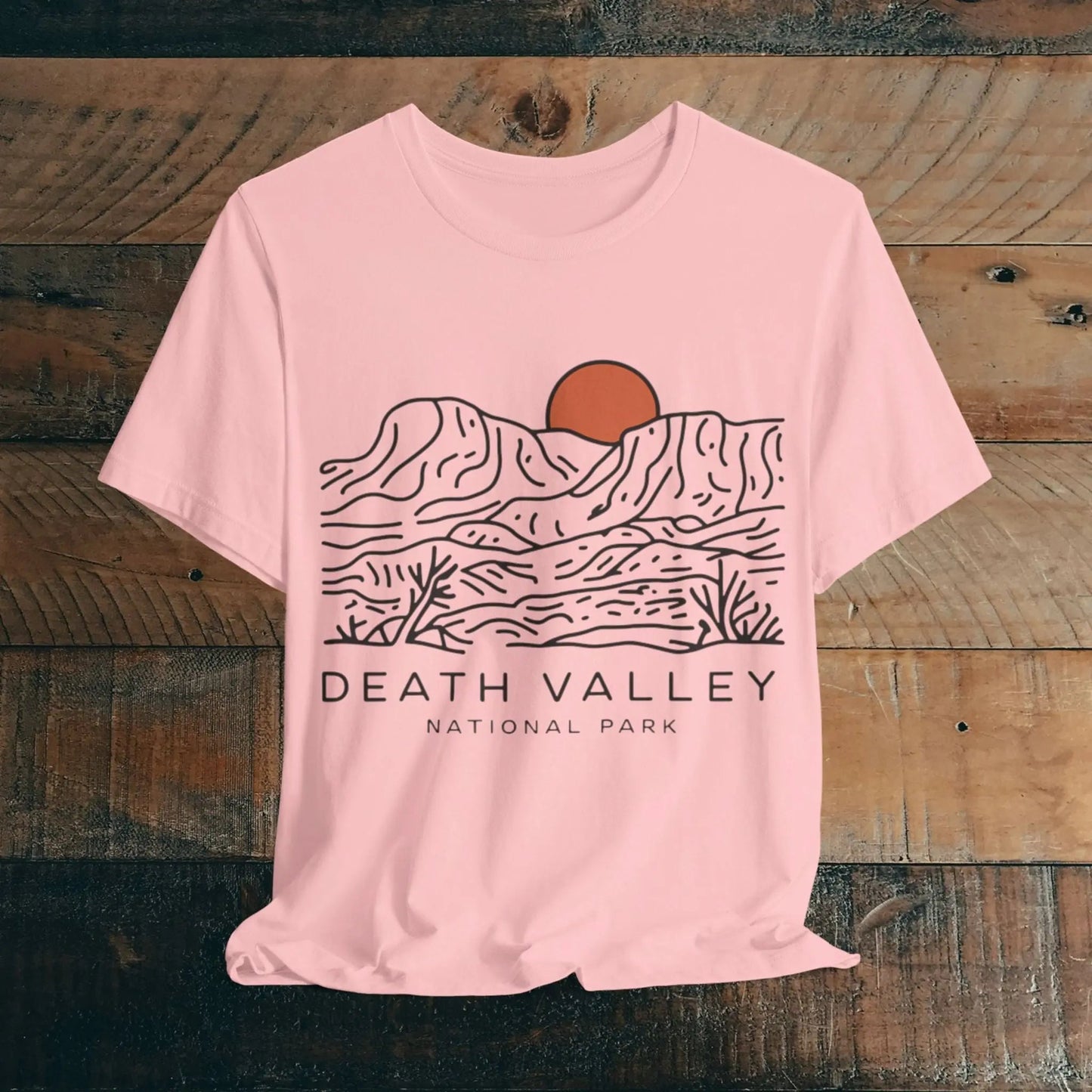 Death Valley National Park Desert Lines Unisex Fit Soft T-Shirt