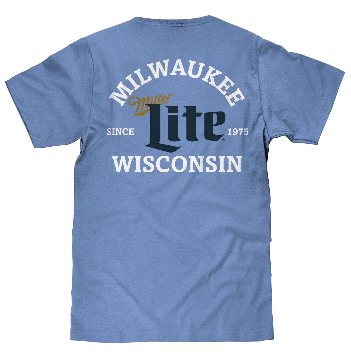 Miller Lite Milwaukee Wisconsin T-Shirt - Blue