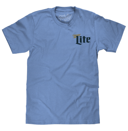 Miller Lite Milwaukee Wisconsin T-Shirt - Blue