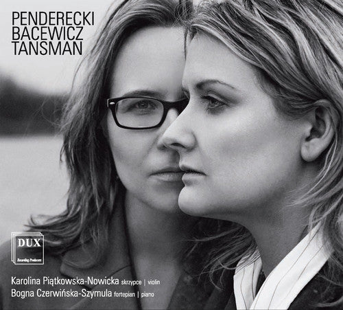 Tansman / Nowicka / Symula - Penderecki & Bacewicz & Tansman Music CD