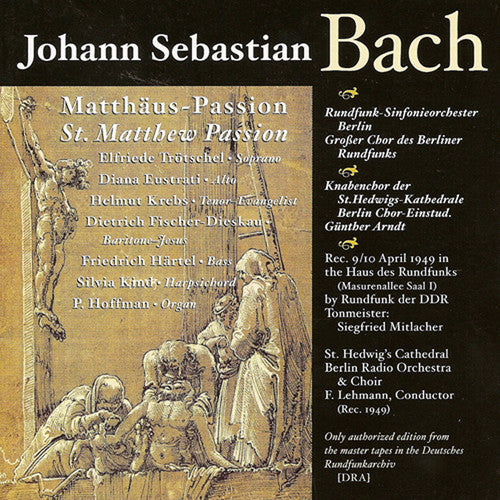 Fritz Lehmann - St Matthew's Passion [3 CD]