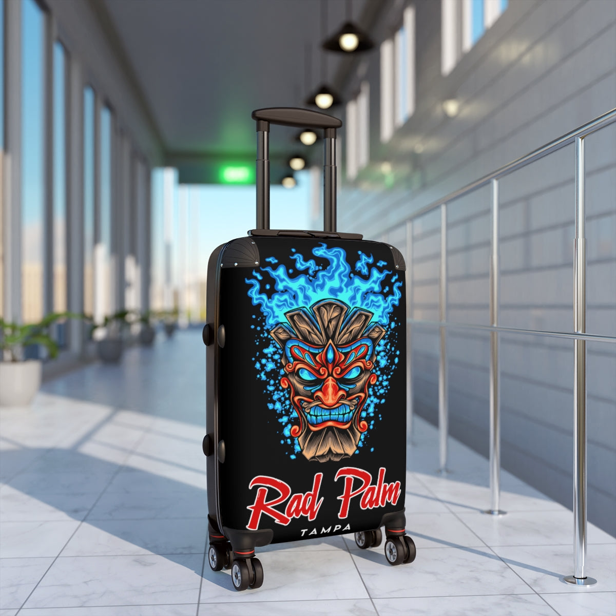 Rad Palm Ice Tiki Travel Roller Bag