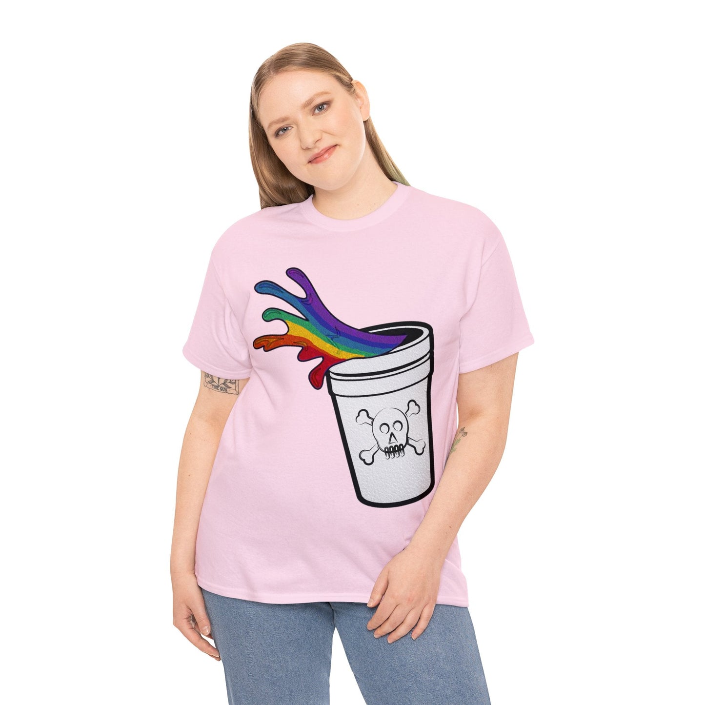 Rainbow Slushy Unisex Heavy Cotton Tee