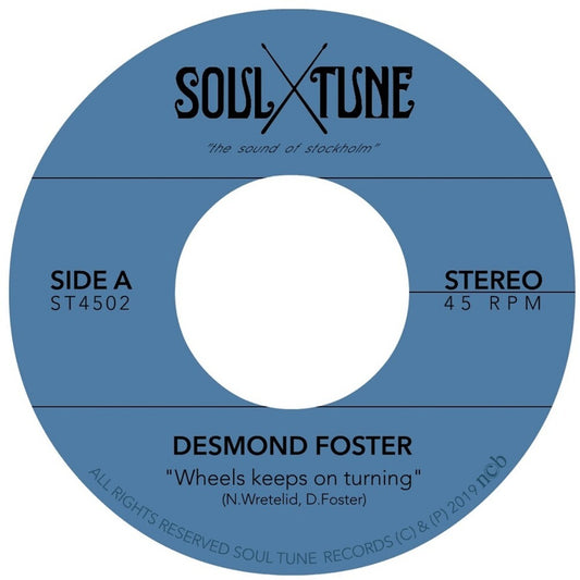 Desmond Foster - Wheels Keeps on Turning / Attitude [7" Vinyl]