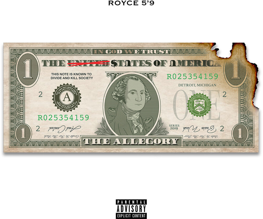 Royce Da 5'9 - The Allegory Music CD