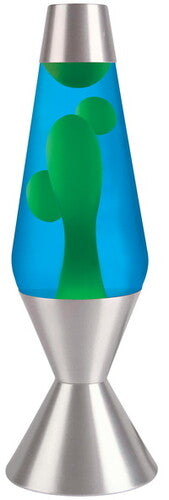 Lava Lamp Light 16.3'' Yellow Blue Silver - Special Products