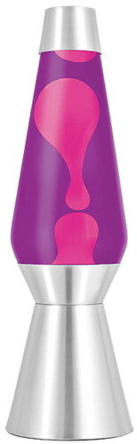 Lava Lamp Light 27'' Pink Purple Silver - Special Products