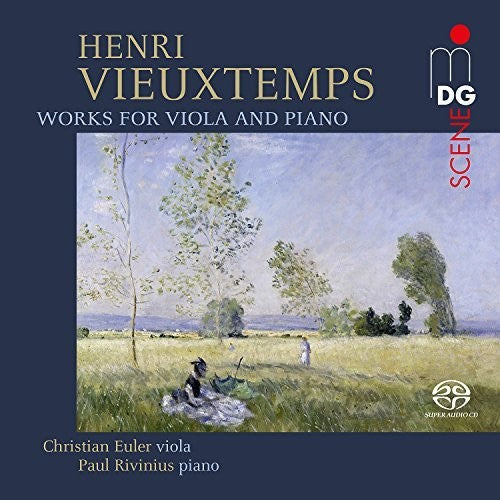 Vieuxtemps / Euler / Rivinius - Works for Viola & Piano Music CD