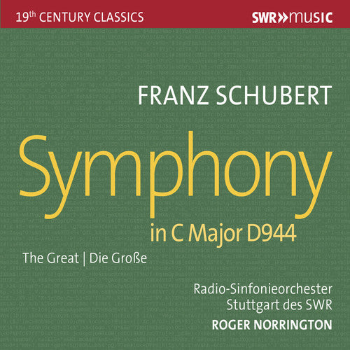Schubert - Symphony in C Major D944 [CD]
