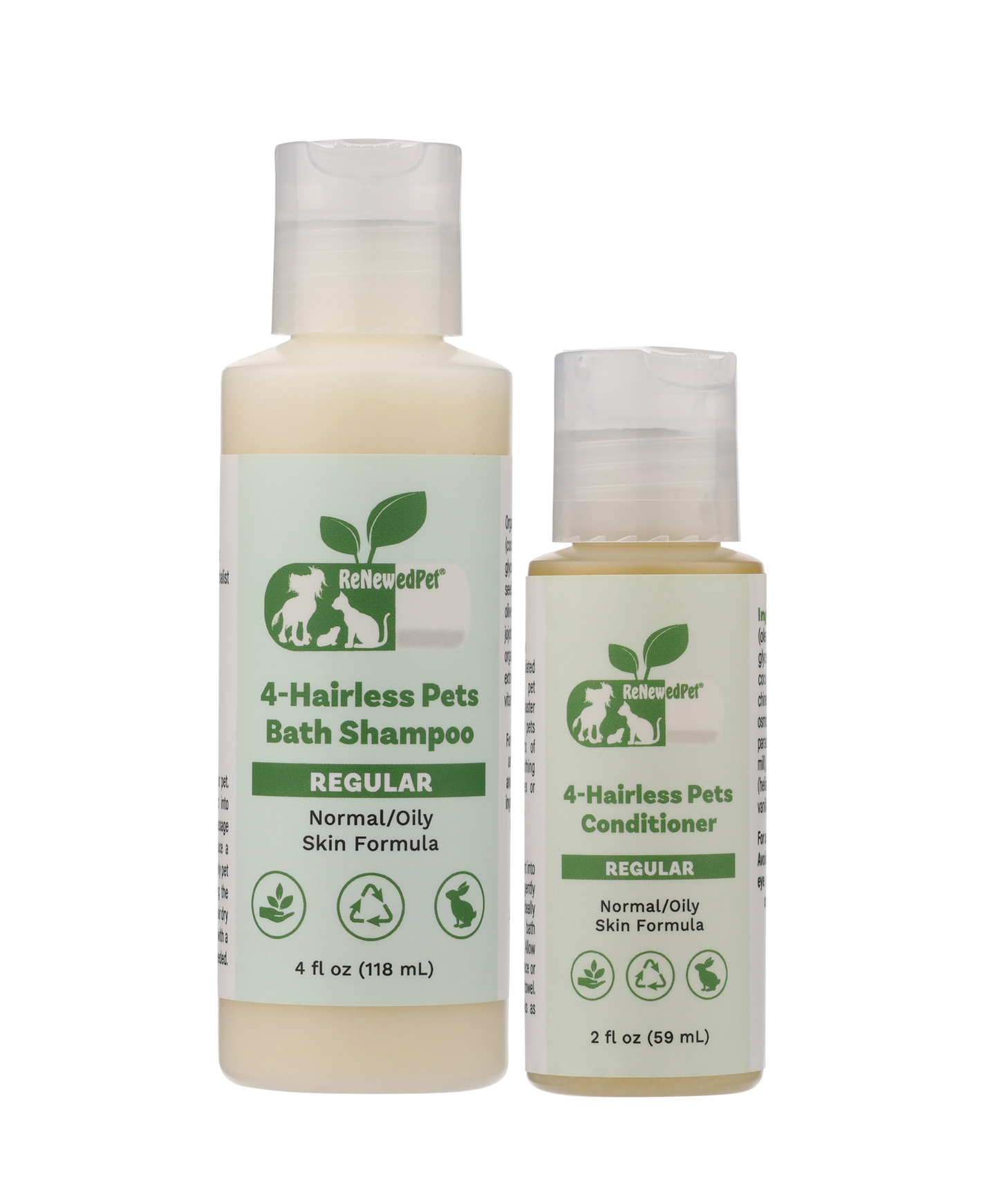 4-HAIRLESS PETS PETS REGULAR SHAMPOO & CONDITIONER - Triathlete Store