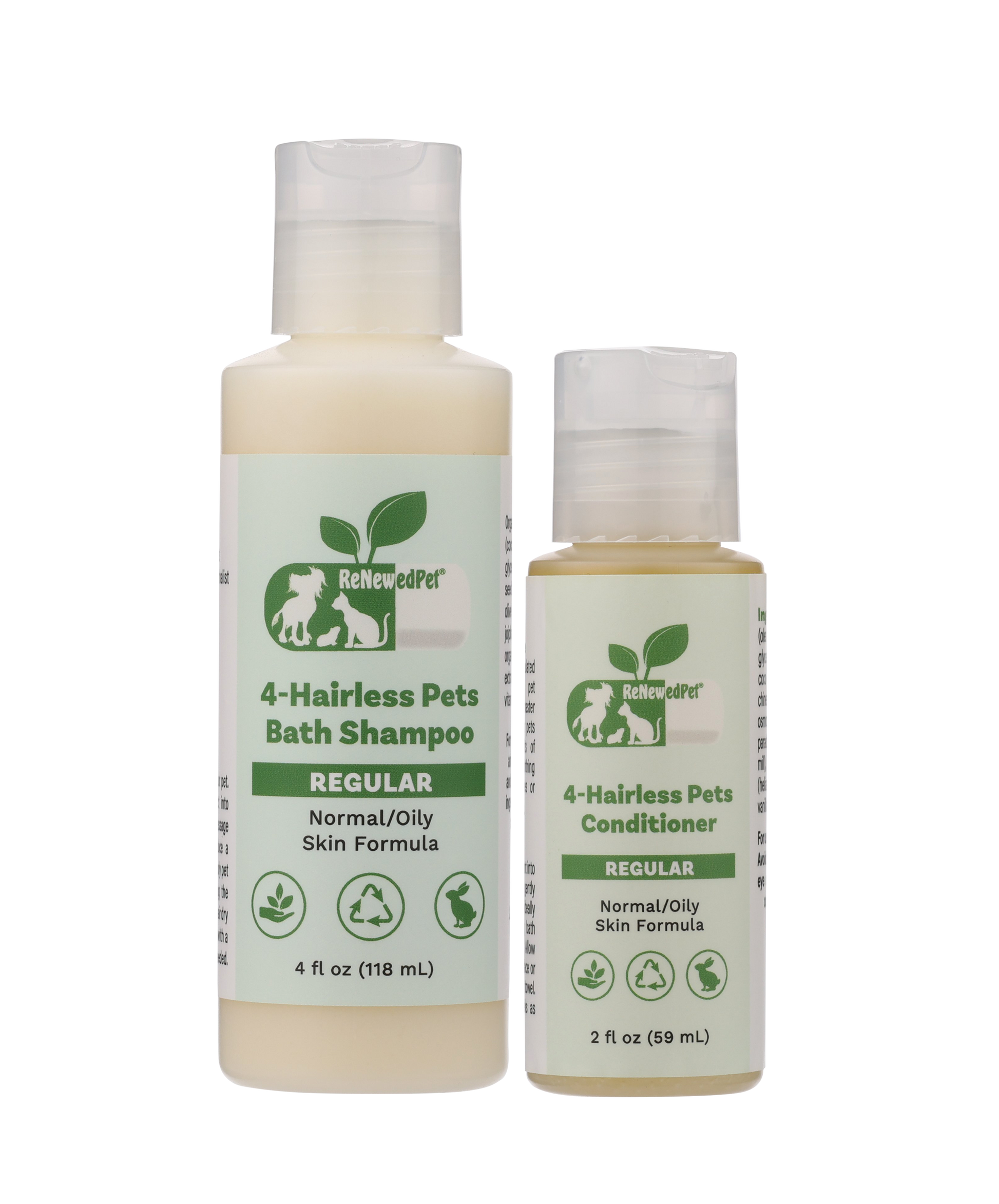 4-HAIRLESS PETS PETS REGULAR SHAMPOO & CONDITIONER - Triathlete Store