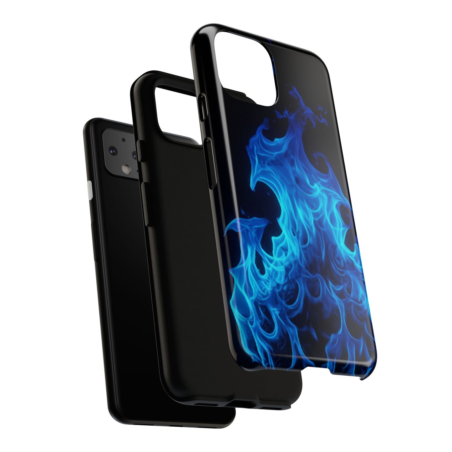 Blue Flames Tough  Phone Case