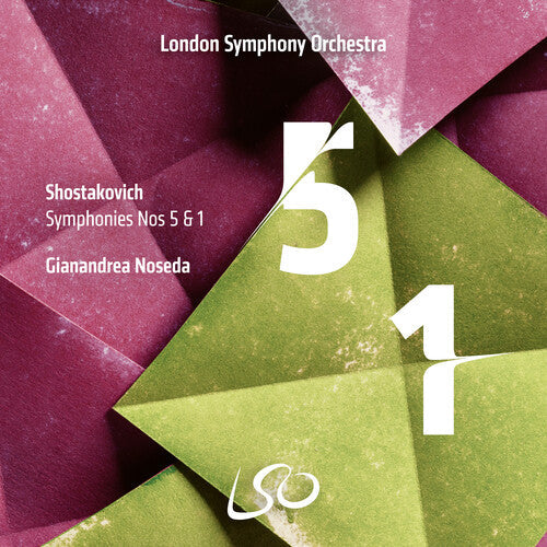 London Symphony Orchestra / Noseda,gianandrea - Shostakovich: Symphonies Nos.5 & 1 - Music CD
