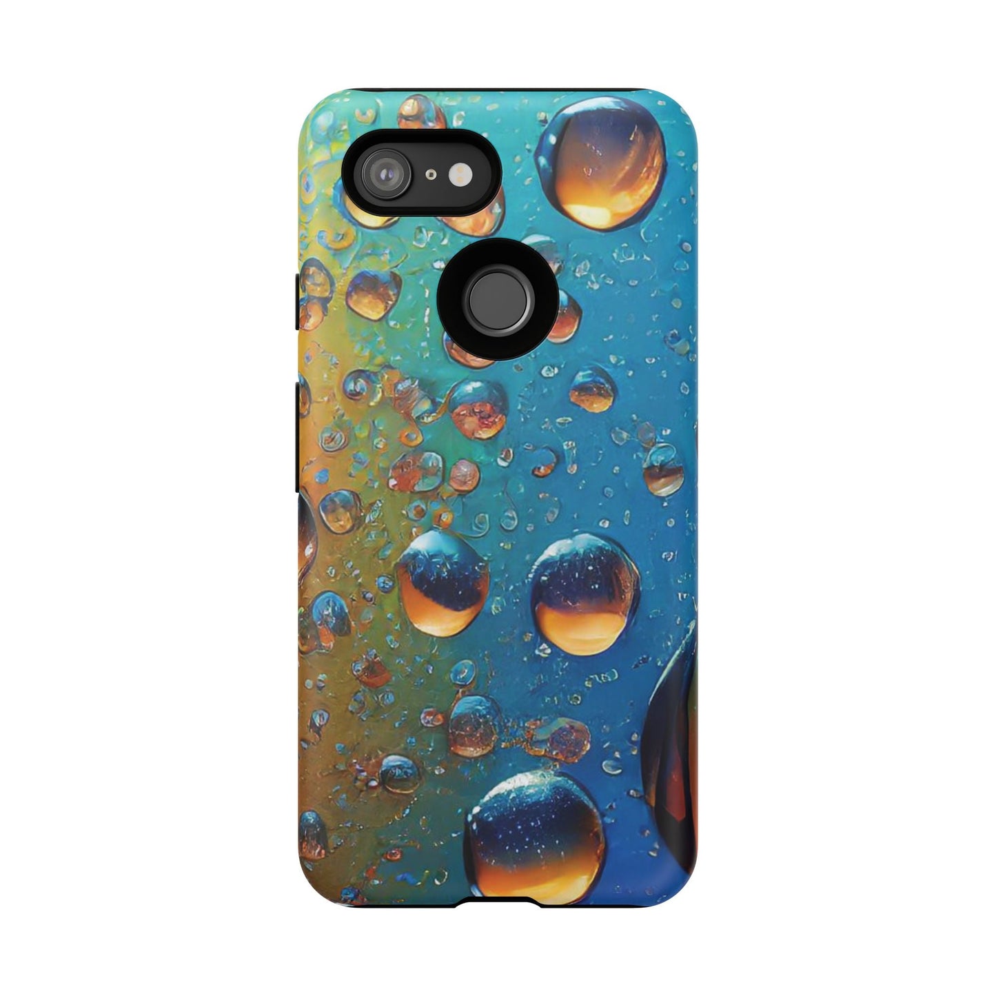 Colorful Water Droplets Tough Phone Case