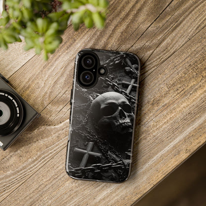 Gothic Skull Tough Phone Case