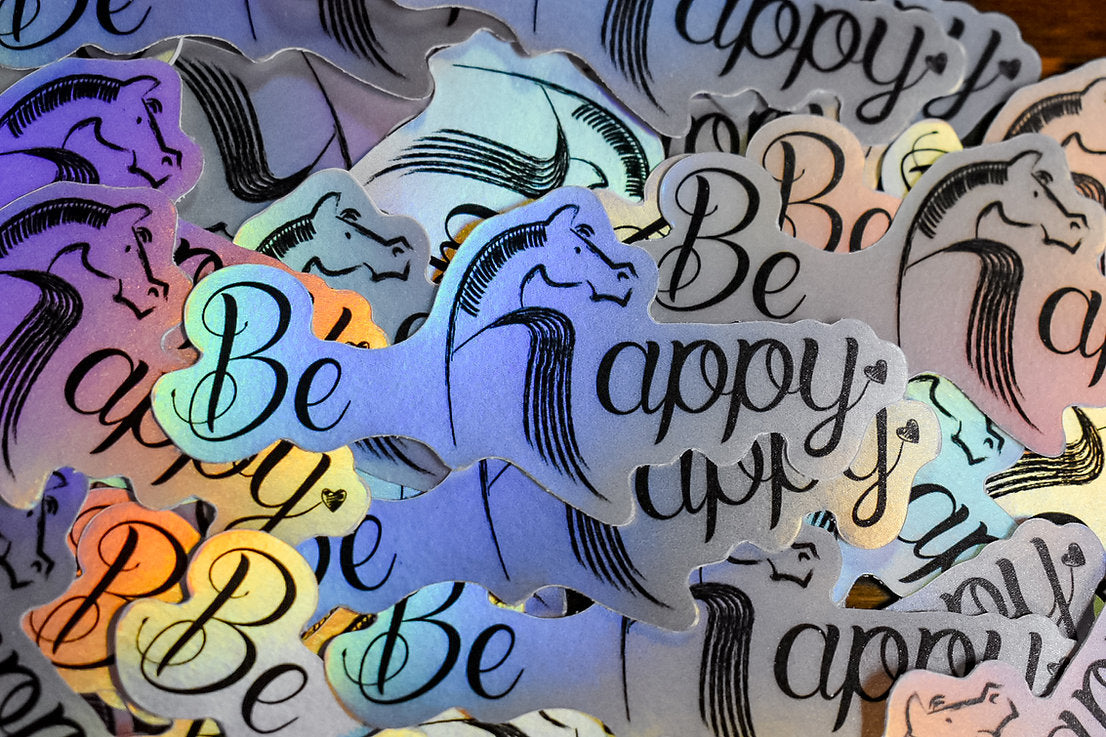 Be Happy Sticker