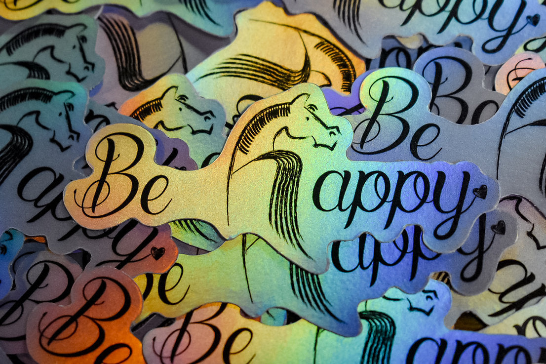 Be Happy Sticker