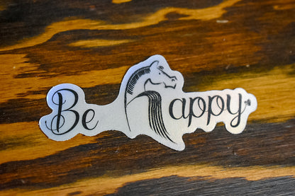 Be Happy Sticker