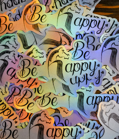 Be Happy Sticker