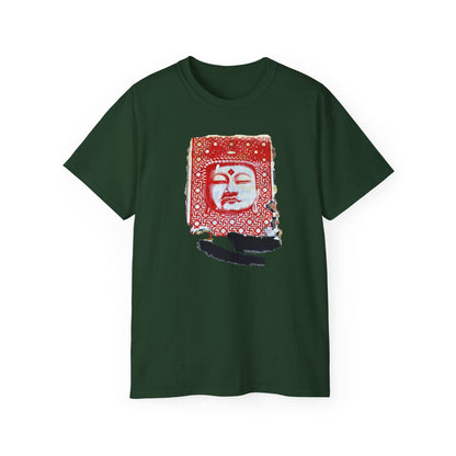 Fine Art Buddha Tablet Print Unisex Ultra Cotton Tee