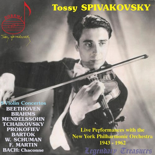 J Bach S / Spivakovsky - 8 Violin Concertos [4 CD]