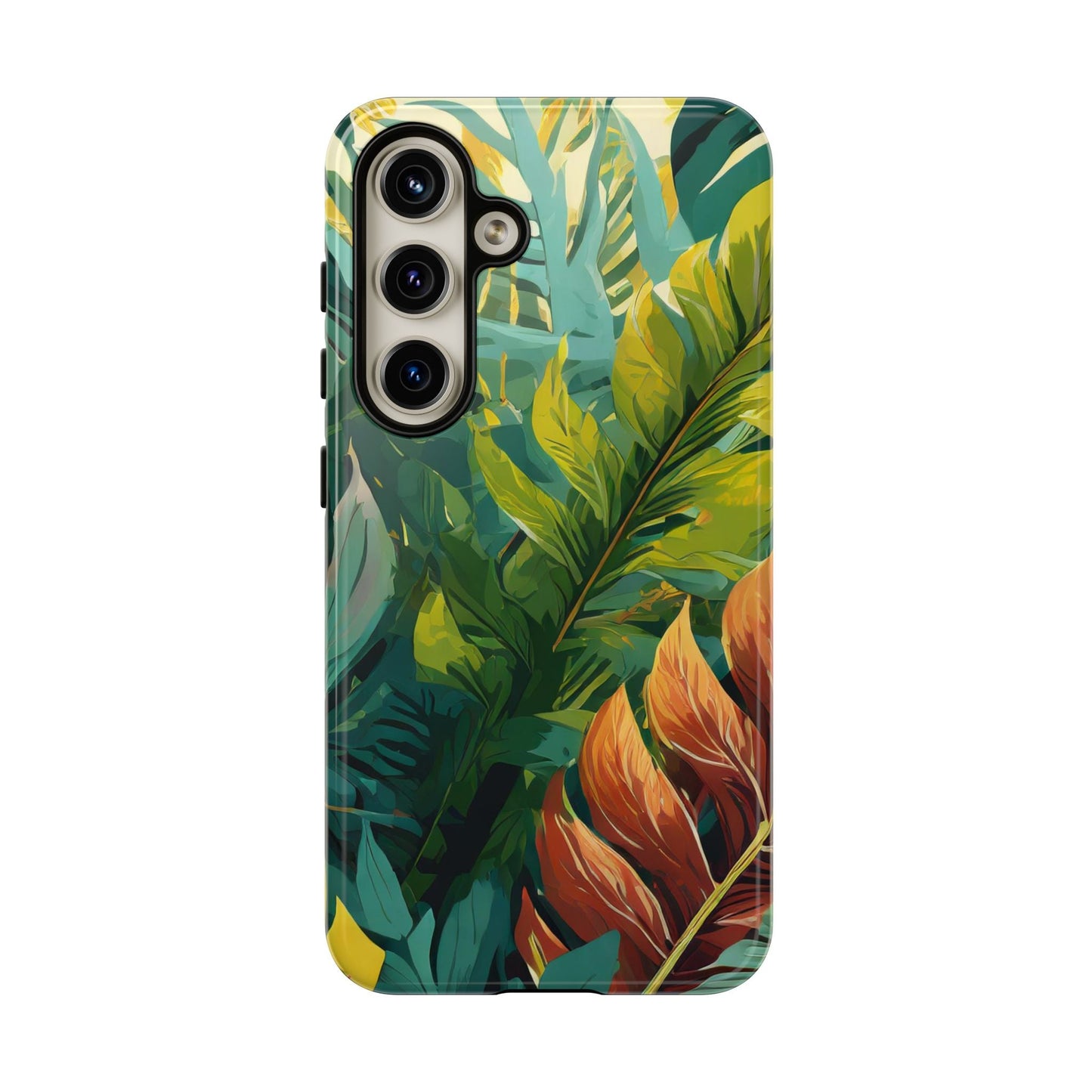 Tropical Leaf Tough Phone Case