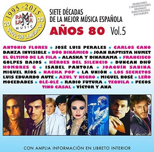 7 Decadas De La Mejor Musica Espanola Anos 80 V5 - 7 Decadas De La Mejor Musica Espanola Anos 80 Vol 5 / Various [CD]