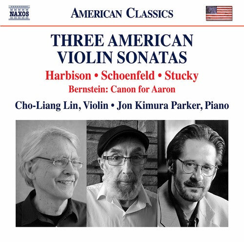 Lin / Harbison / Schoenfield - Three American Violin Sonatas - Music CD