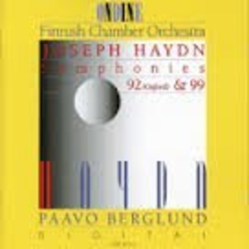 Berglund - Symphonies 92 & 99 Music CD