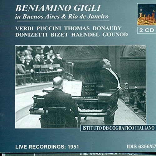 Barbarto / Gigli / Mascheri - Opera Arias Music CD