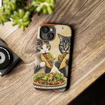 Funny Taco Cat Tough Phone Case