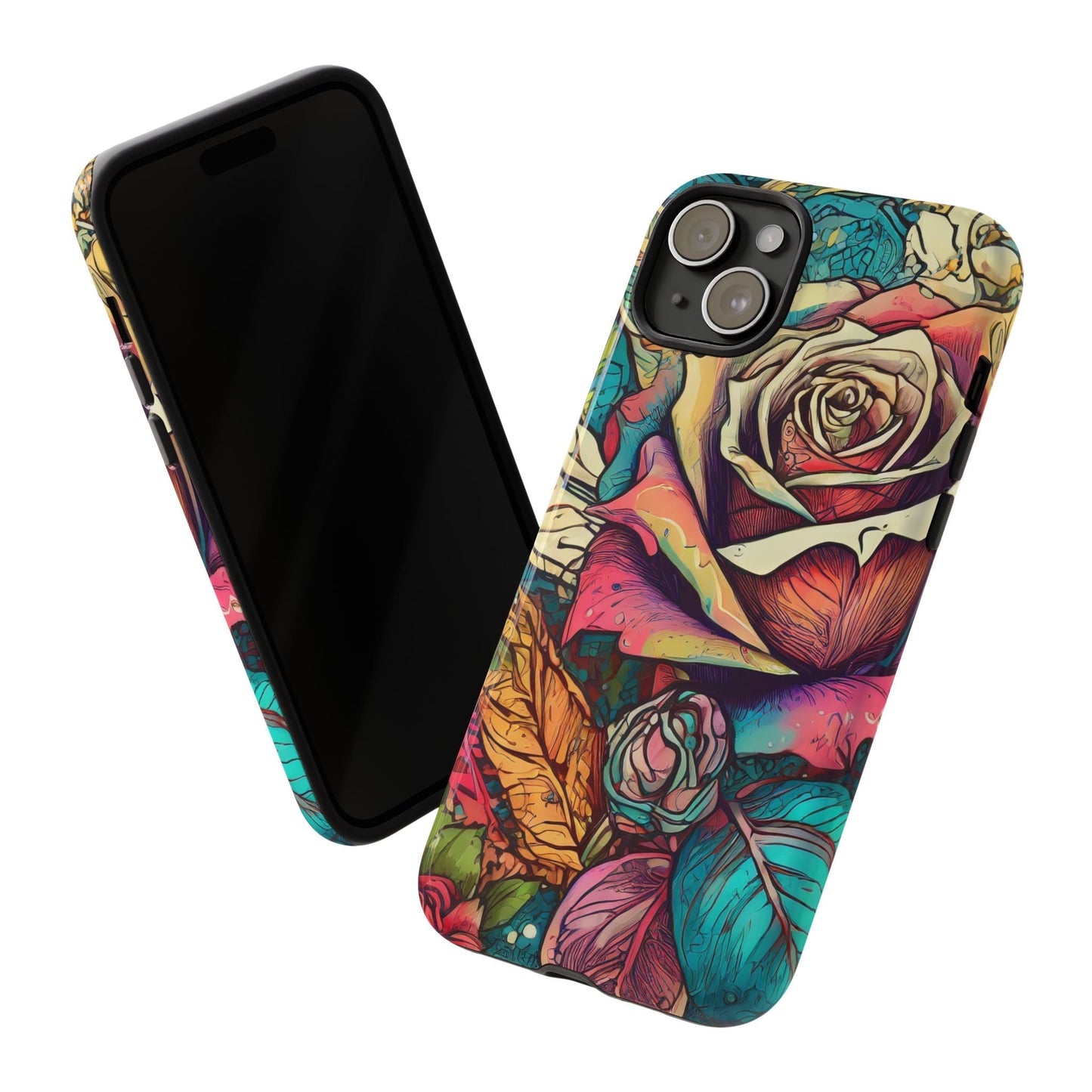 Colorful Roses Tough Phone Case
