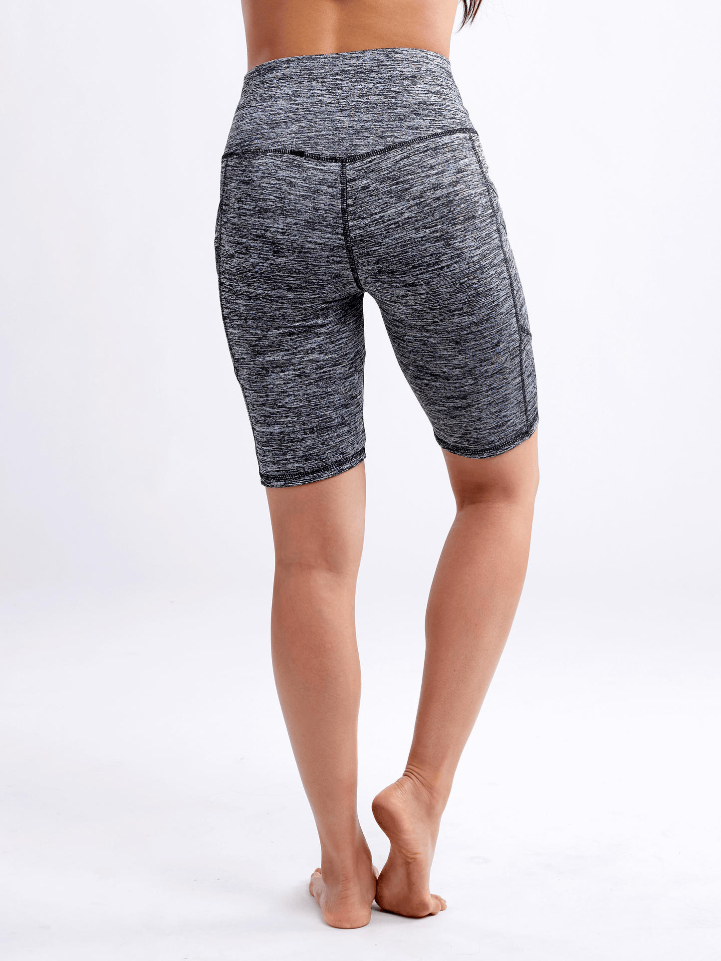 JupiterGear High-Waisted Sports Shorts with Double Side Pockets